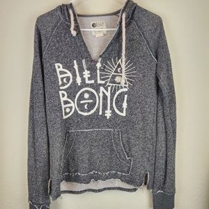 Billabong Hooded Distressed Sweater